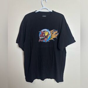 Piranaz Size XL Black Graphic T-Shirt